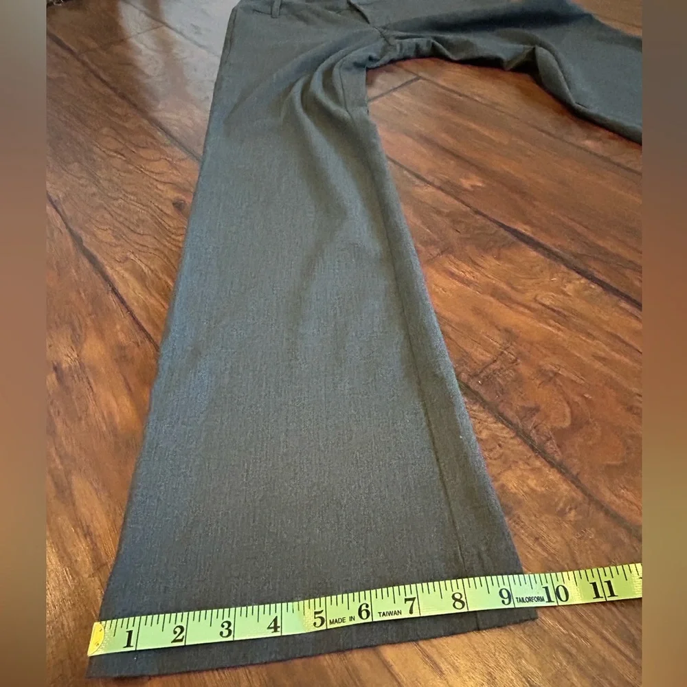 Old Navy Stretch Wide Leg Business Casual Career Dress Pant Trouser Gray Size 4